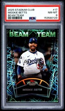 2025 TOPPS STADIUM CLUB BEAM TEAM #17 MOOKIE BETTS PSA 8