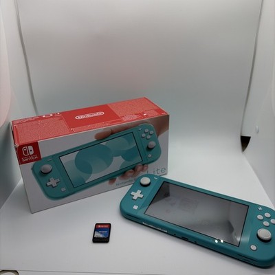 Nintendo Switch Lite 32GB Handheld-Spielekonsole - Türkis 1 Spiel Bundle