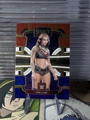 2024 Panini Select WWE Cora Jade Red White & Blue
