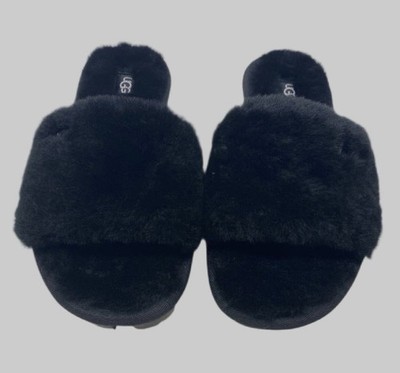 UGG Women's Cozette Black Slide Sandals Slippers Size 5 US New In Box 1100892