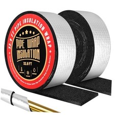 Rolls Pipe Insulation Tape Wrap - Outdoor Self-Adhesive Pipe Insulation Foam 2