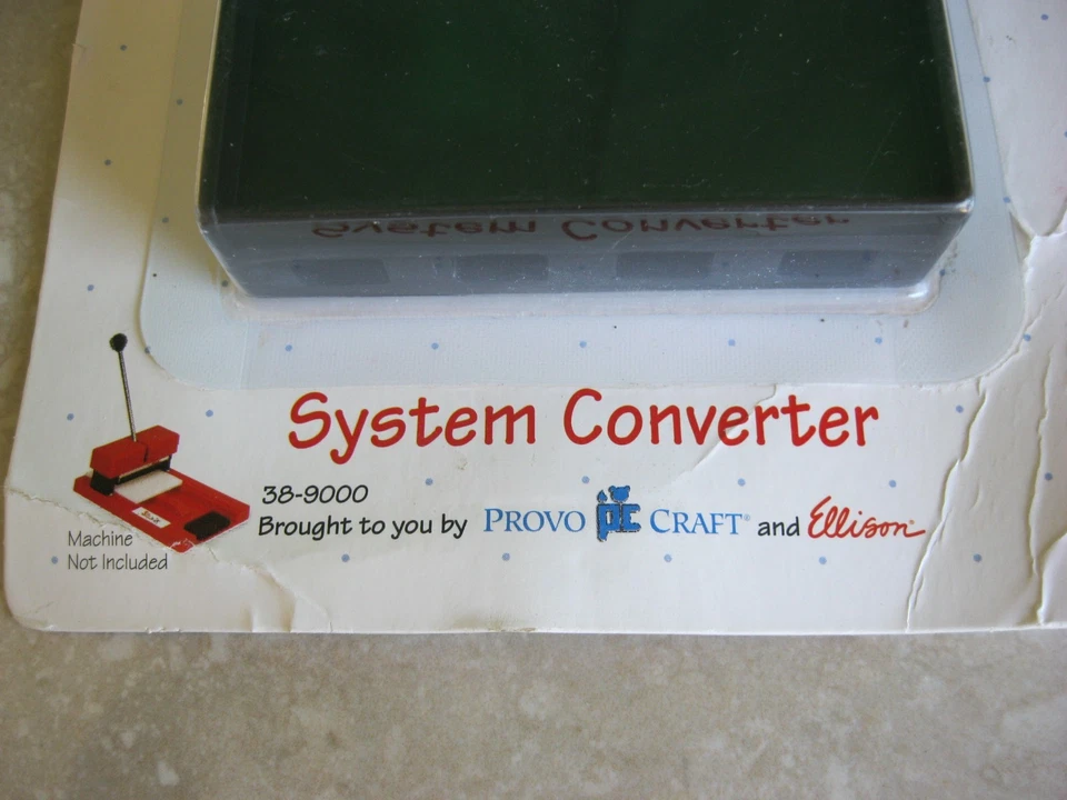 Sizzix System Converter For Sizzlits Die-Cutter 38-9000 - New - FREE SHIPPING - Image 2 of 4