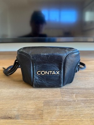Contax T3 CC-82 Genuine Black Leather Semi-Hard Case USED