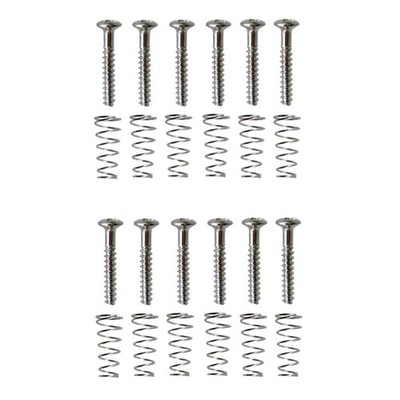 CCeCCe 12 Sets Single Coil Pickups Mounting Screw and Adjusting Spring Kit... 