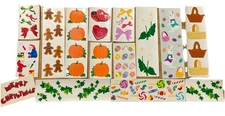 Mrs. Grossman‘s holiday Sticker Assortment, 7 Strips, 8 mods multiple holidays