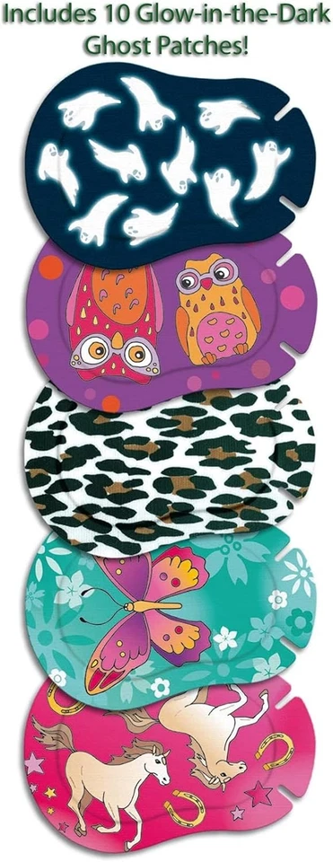 Parches para ojos de bambú Ortopad® para niñas, 50/caja (tamaño regular, 50 unidades (paquete de 1) Foto 3 de 4