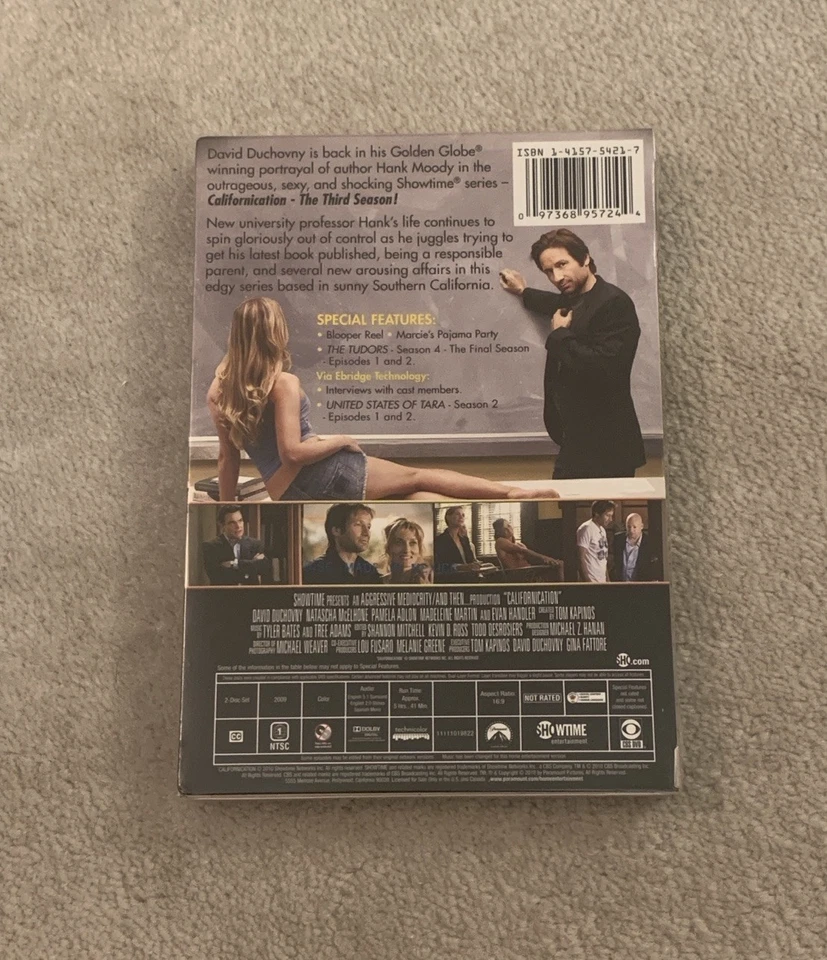 Californication The Third Season DVD (2010, Showtime) *Brand New, Sealed* - Image 2 of 4