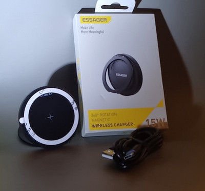 New Essager Wireless MagSafe Phone Charger with Stand (15w)