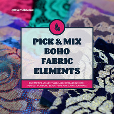 Pick & Mix Boho Fabric Craft Elements | Create Your Dream Bohemian Fabric Bundle