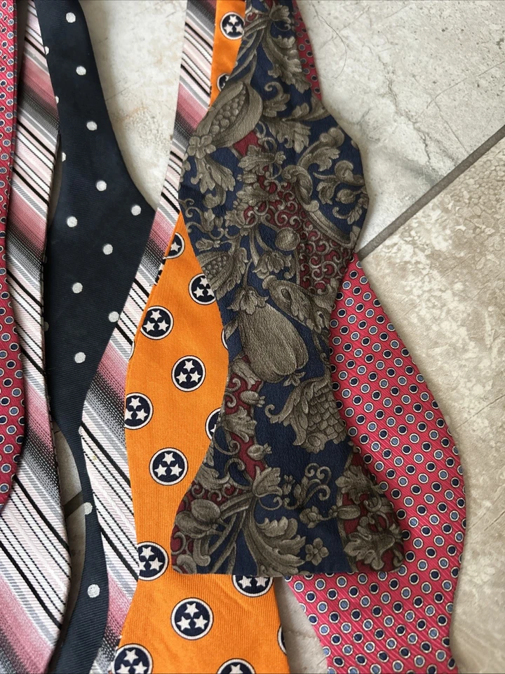 Lote 5 pajaritas para hombre zanahoria Gibbs Brooks Brothers más pajaritas multicolor Foto 3 de 4