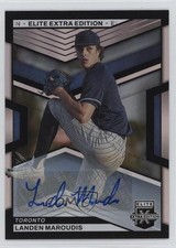2023 Panini Elite Extra Edition Signatures Landen Maroudis #134 Auto im4