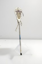 STX AL6000 Lacrosse Complete Stick White Head Silver Alloy Schaft Mesh Pocket