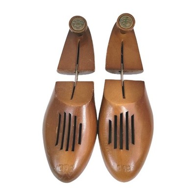 Vintage Florsheim Wooden Shoe Tree Mold Stretcher marked 6 EE