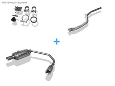  Duplex Racinganlage Peugeot 206 S16 Fließheck Cabrio ab 99 je 90mm (Tulpe)