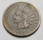 1883 INDIAN HEAD CENT,PARTIAL LIBERTY, VERY NICE COIN!!!!(A3)