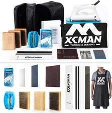 Complete Ski Snowboard Tuning and Waxing Kit with Waxing Accessories