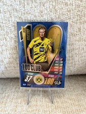 2020-21 Match Attax Erling Haaland Blue wave 100 CLUB #CL10 Borussia Dortmund