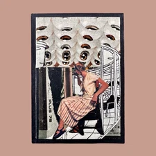 ACEO Mixed Media Collage Art – OOAK Original Signed