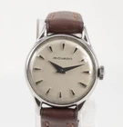 MOVADO Ladies Manual Wind Watch Silver Dial 20mm Swiss Made Vintage
