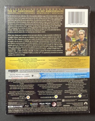 The Godfather Trilogy [ 50th Anniversary ] (4K Ultra HD) NEW | eBay