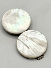 Estate mother of pearl abalone Shell belt buckle