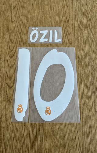Real Madrid Ozil # 10 2013/14 Away Official Player Name & Number