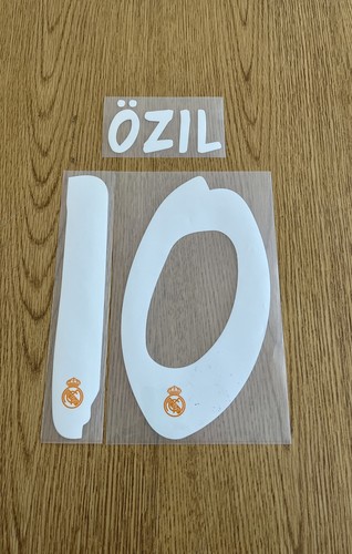 Real Madrid Ozil # 10 2013/14 Away nom et numéro du joueur officiel - Photo 1 sur 6