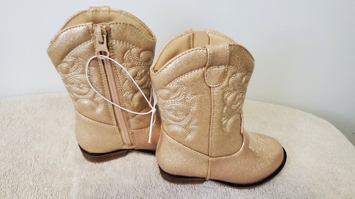 Cat & Jack Kleinkind Stiefel Größe 7 Gold/Memphis Western - Bild 3 von 4