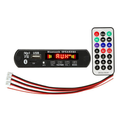 12V 25W Amplifier MP3 Player Decoder Board Bluetooth-compatible 5.0 50W Car FM