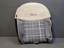 Cover Lehne Sitz Vorne Rechts - Fiat 500 II Nach 2015 - Stoff Gestreift / Leder
