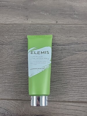 New Elemis Superfood Vital Veggie Face Mask Full Sz 75 ml/2.5 oz Sealed (No Box)