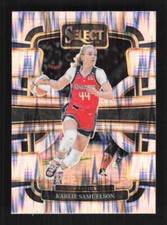 Karlie Samuelson 2024 Panini Select WNBA Silver Flash Prizms Mystics #99