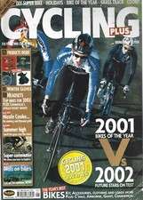 CYCLING PLUS MONTHLY MAGAZINE January 2002, 98 pages.