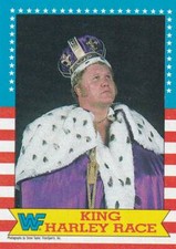 Harley Race 1987 Topps WWF Card 10 WWE King of the Ring NWA Legend WCW Superstar