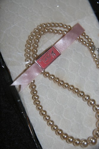 Gargantilla collar perlas simuladas Coro vintage Japón nueva de stock - Imagen 11 de 15