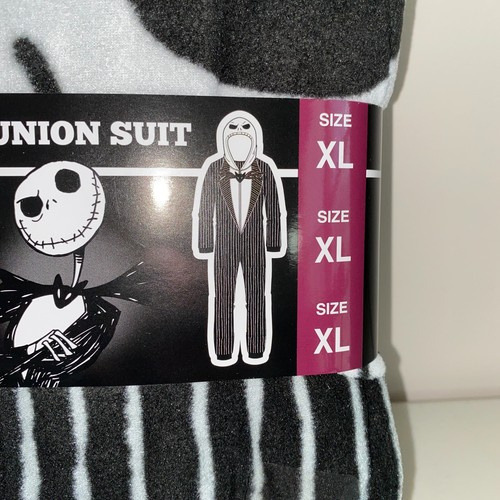 Disney The Night Before Christmas Jack Skellington Erwachsene Union Anzug mit Kapuze - Bild 2 von 3