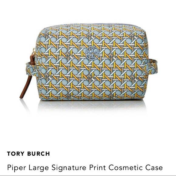 NWT Tory Burch Piper Large Cosmetic Case~large~ more Color | eBay UK