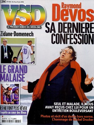 VSD 1504 - 21 06 2006 - Raymond Devos, Zidane-Domenech