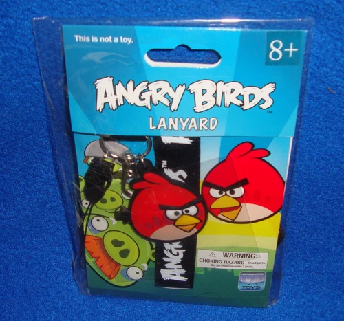 Angry Birds Lanyard New Old Stock Sealed