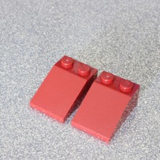 LEGO® 3298 4162215 Schrägstein 2 x 3 25° - dunkelrot 2 Stück NEU