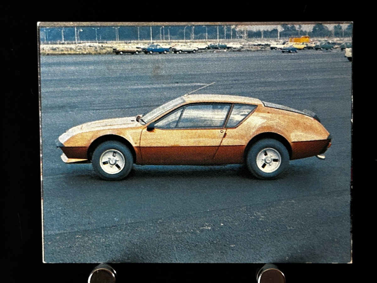 Alpine Renault A310 Super Car Card Vintage Japanese JAPAN