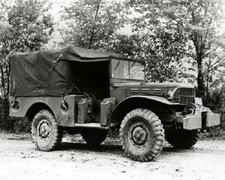Us Army 34 Ton 4x4 Wc-52 Dodge Truck Military Vehicle 8x10 Wwii Photo 930a