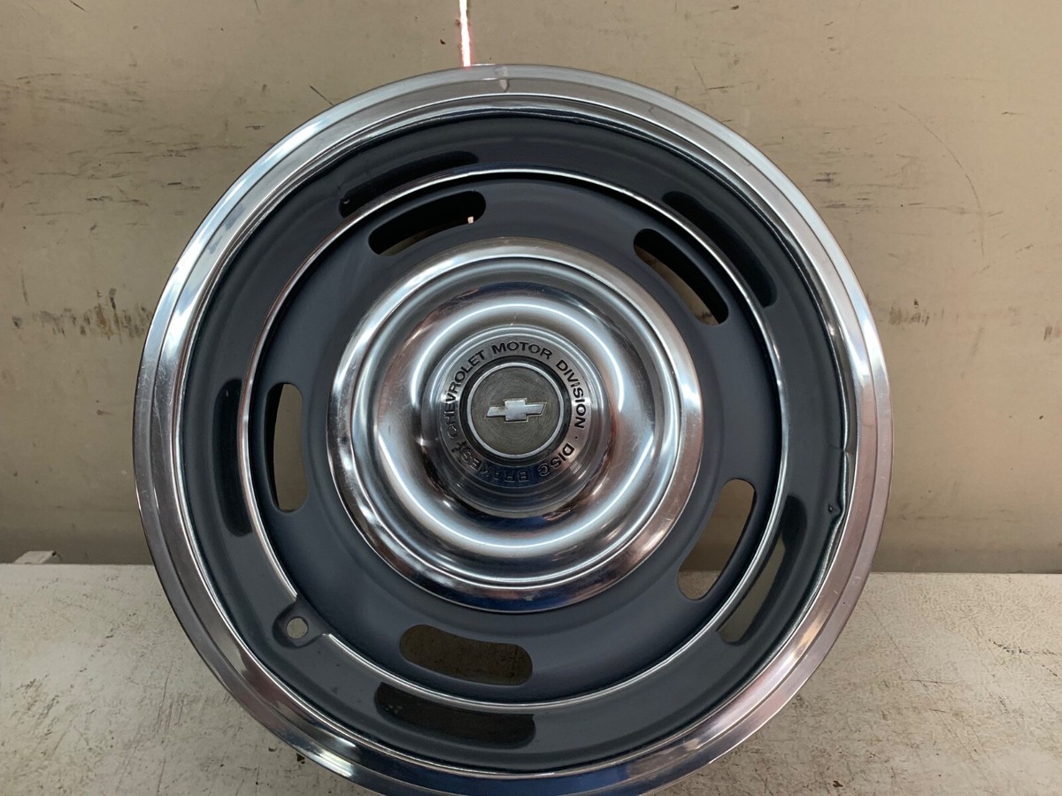 CHEVELLE SS MALIBU CAMARO NOVA 14x6 OEM RALLY WHEELS 5 ON 4.75 YW