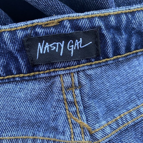 New Nasty Gal Women’s Size UK 10 US 6 On the Move High-Waisted Mom Denim Jeans - Picture 7 of 10