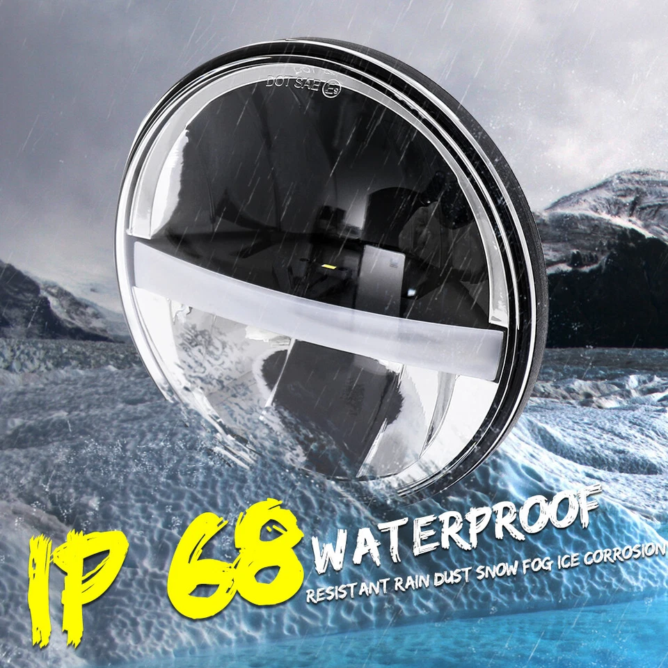 Faro LED 5 3/4" 5,75" para camioneta GMC K15/K1500 K25/K2500 K35/K3500 Suburban Foto 4 de 4