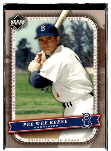 Upper Deck Baseball Sports Pee Wee Reese Trading Cards
