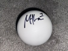 CANNONS PLL NORTH CAROLINA TAR HEELS MARCUS HOLMAN SIGNED LACROSSE BALL COA