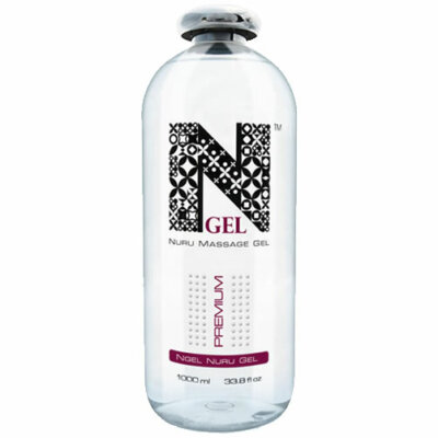 Frei Haus: NGel Premium 1 Liter Ganzkörper Massagegel, ergibt 3 Liter Nuru Gel