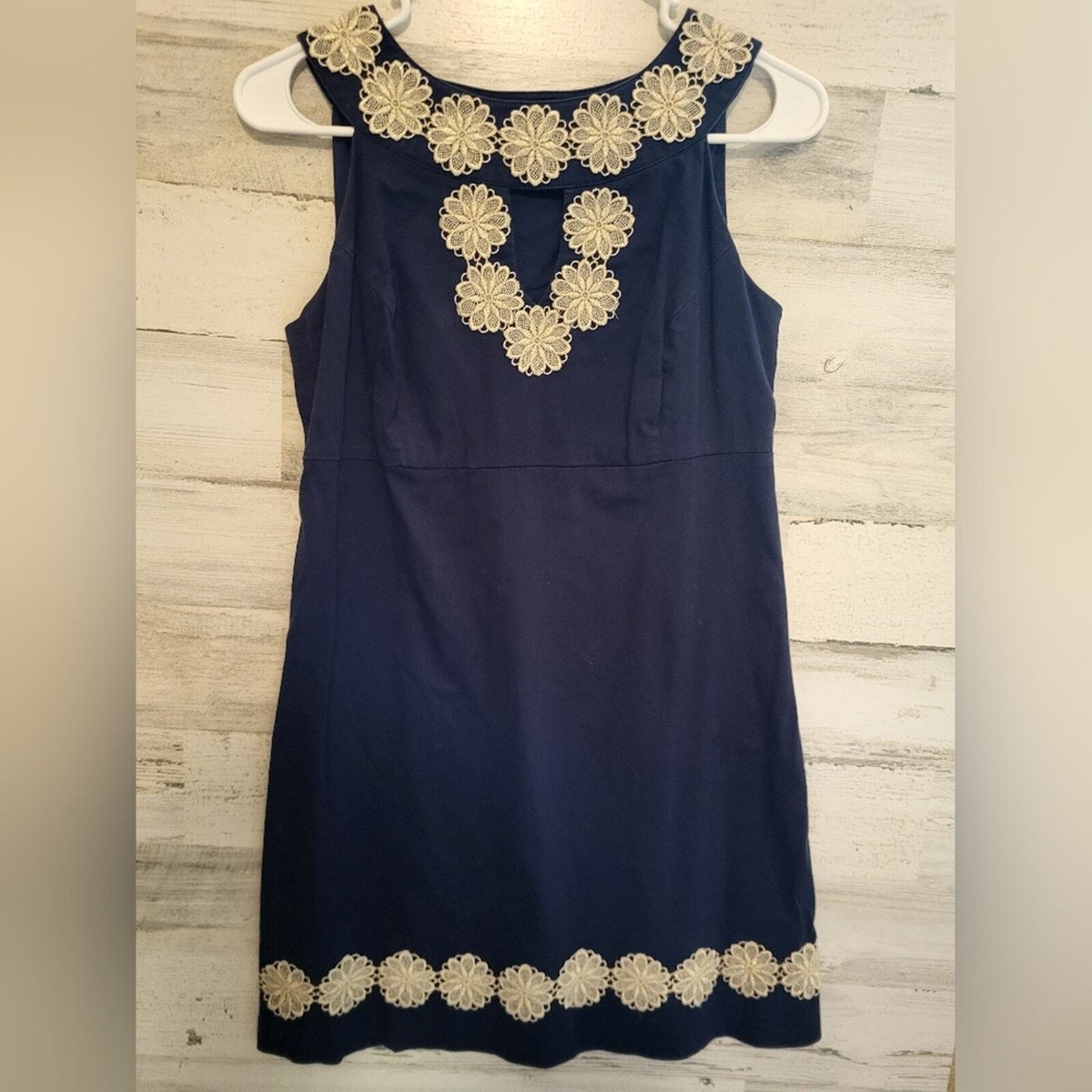 Lilly Pulitzer Navy Gold Dress