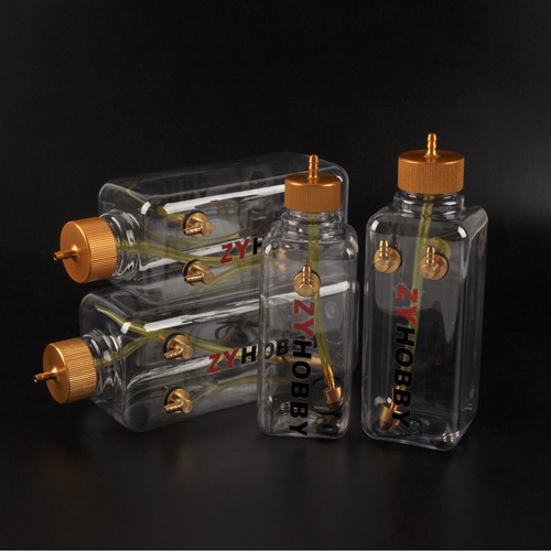 1 pc 500CC/ML Fuel Tank Rectangular For Oil RC Airplane Strong Plastic - 第 17/17 張圖片